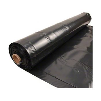Plástico de polietileno negro en rollo de 50kg
